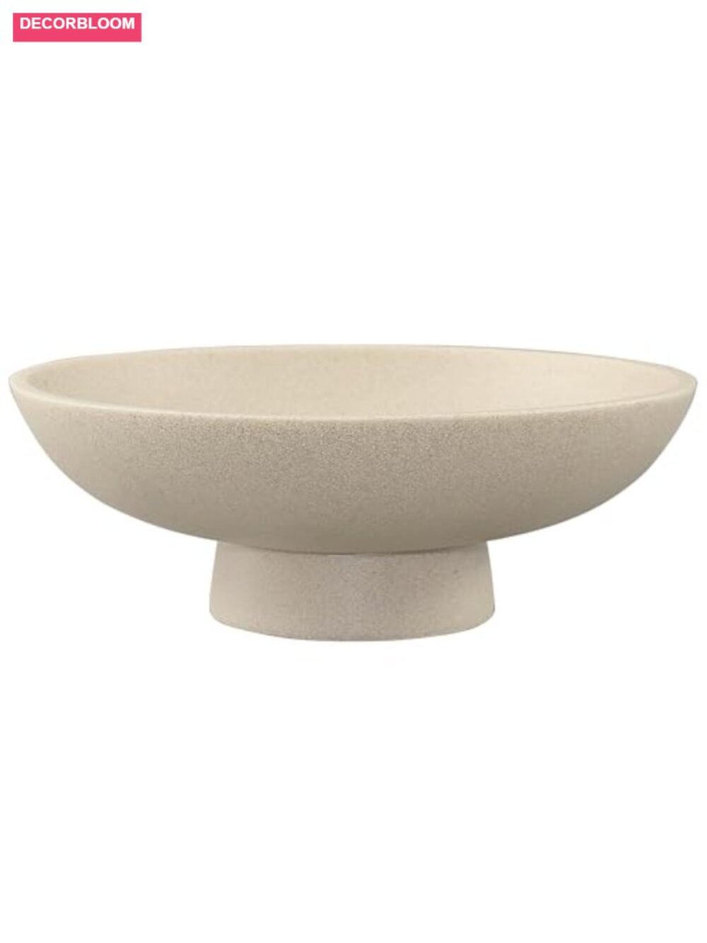 Modern Resin Pedestal Bowl Large Fruit Bowl Catch All Key Bowl Dining